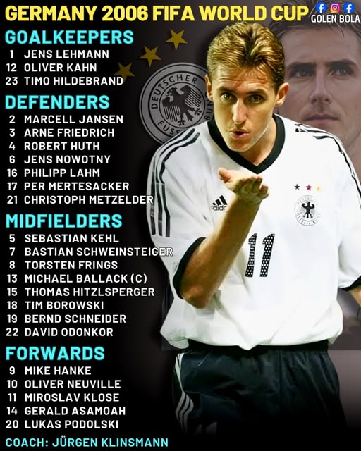 經典回歸⚪⚫🟥🟨Adidas Germany 德國 2006 主場球衣 Reissue (可加印字) KD3998