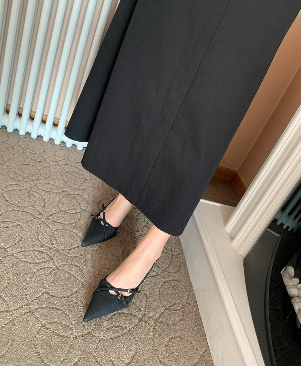 ❄️BELT STRAP SLINGBACK 