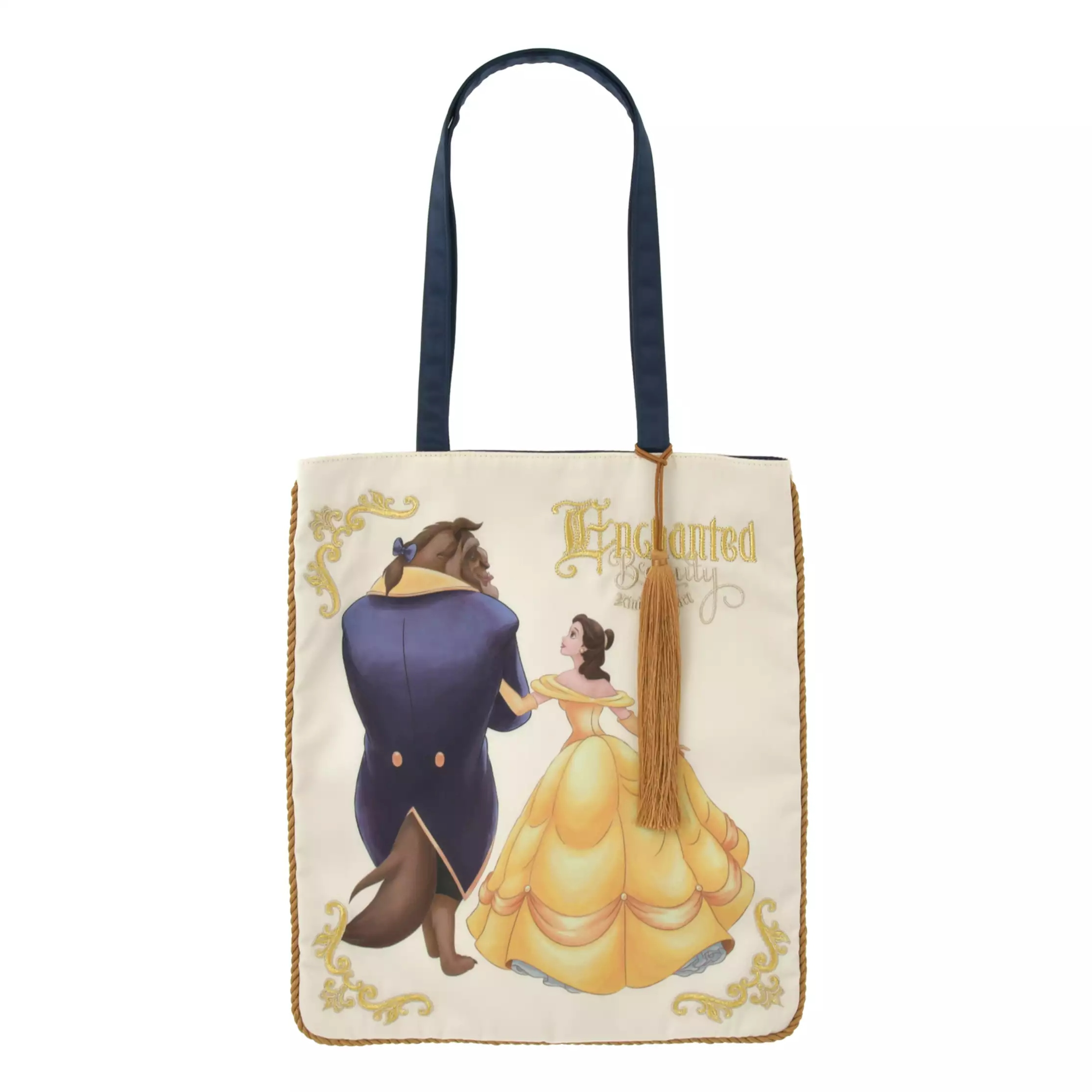 🌸 【預訂】Tote Bag - DISNEY ANIMATION BEAUTY AND THE BEAST 35TH ANNIVERSARY
