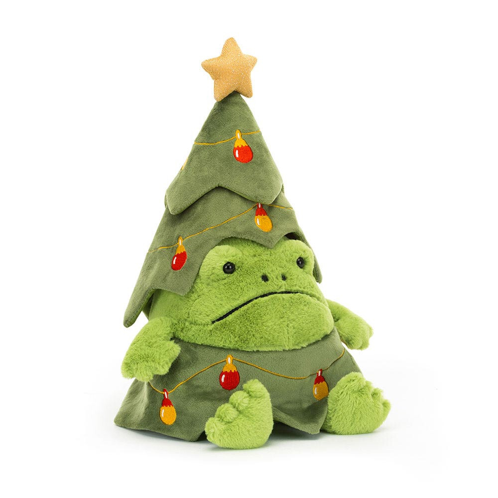 JELLYCAT Christmas Tree Ricky Rain Frog 聖誕樹蛙