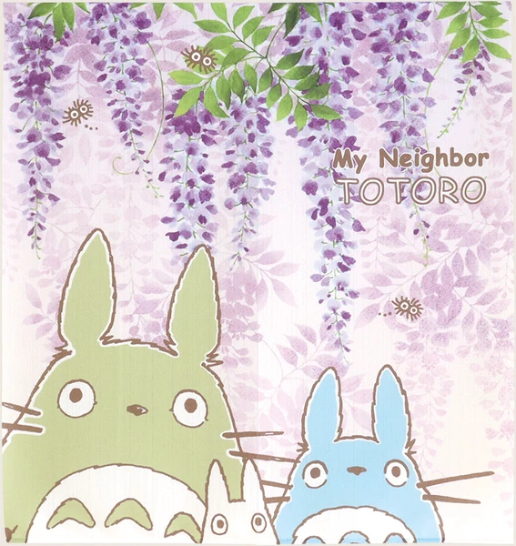 日本進口 龍貓“紫藤花” 門簾