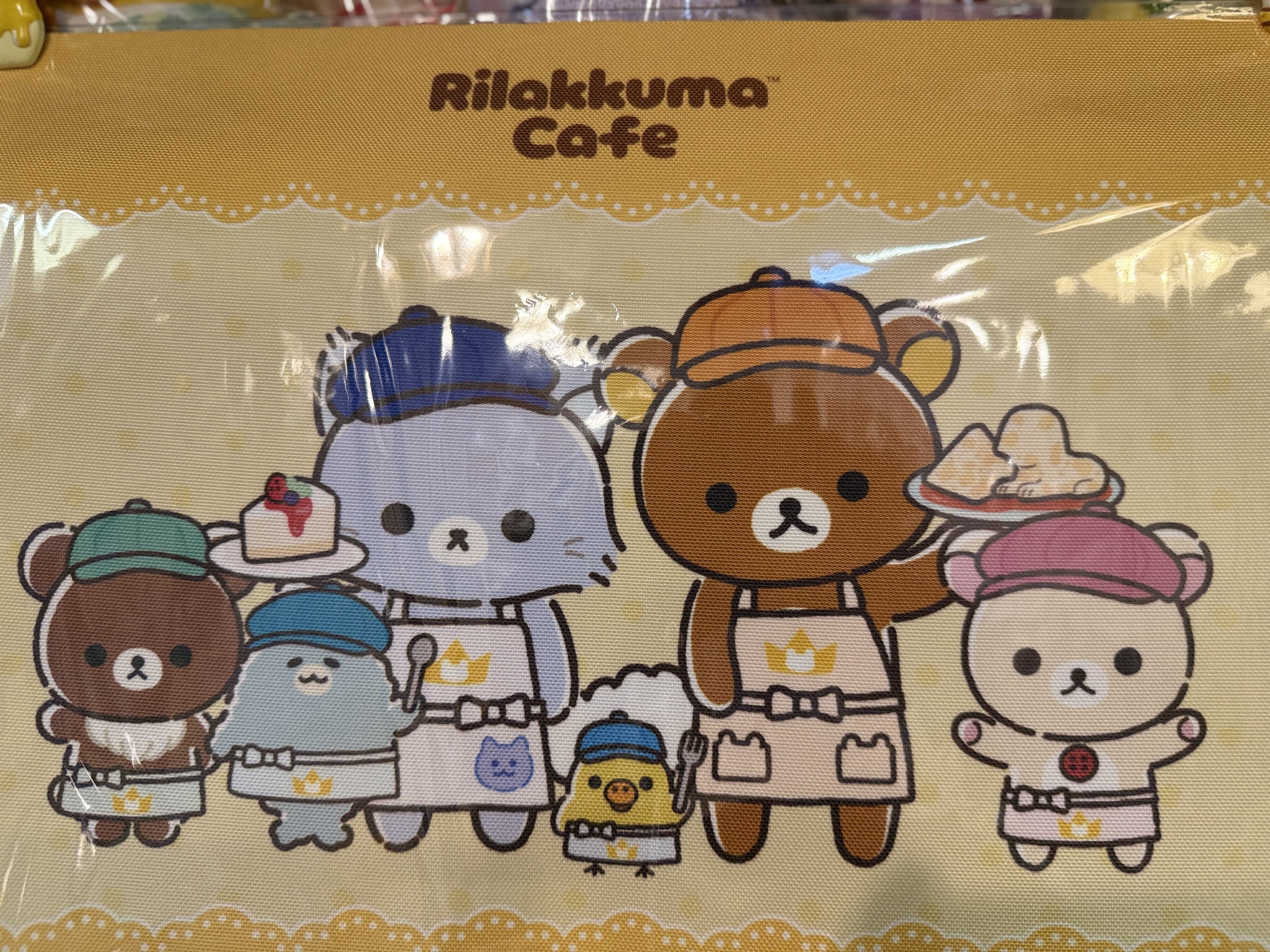 《現貨》全新日本rilakkuma 動畫cafe限定日本製餐墊