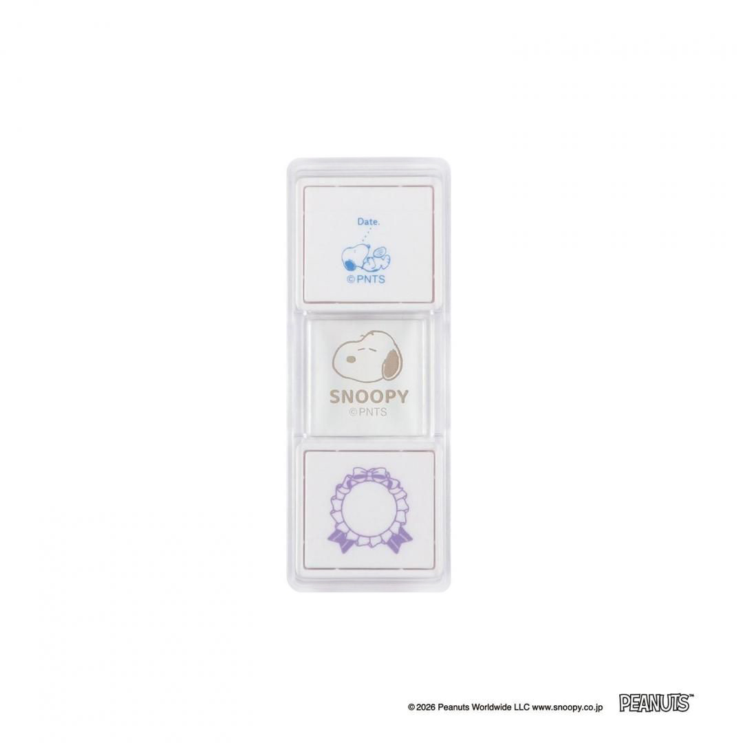 現貨｜Snoopy Kutsuwa 日版 Hancoco slide 可堆疊 雙色雙圖案 印章 (688SQD)