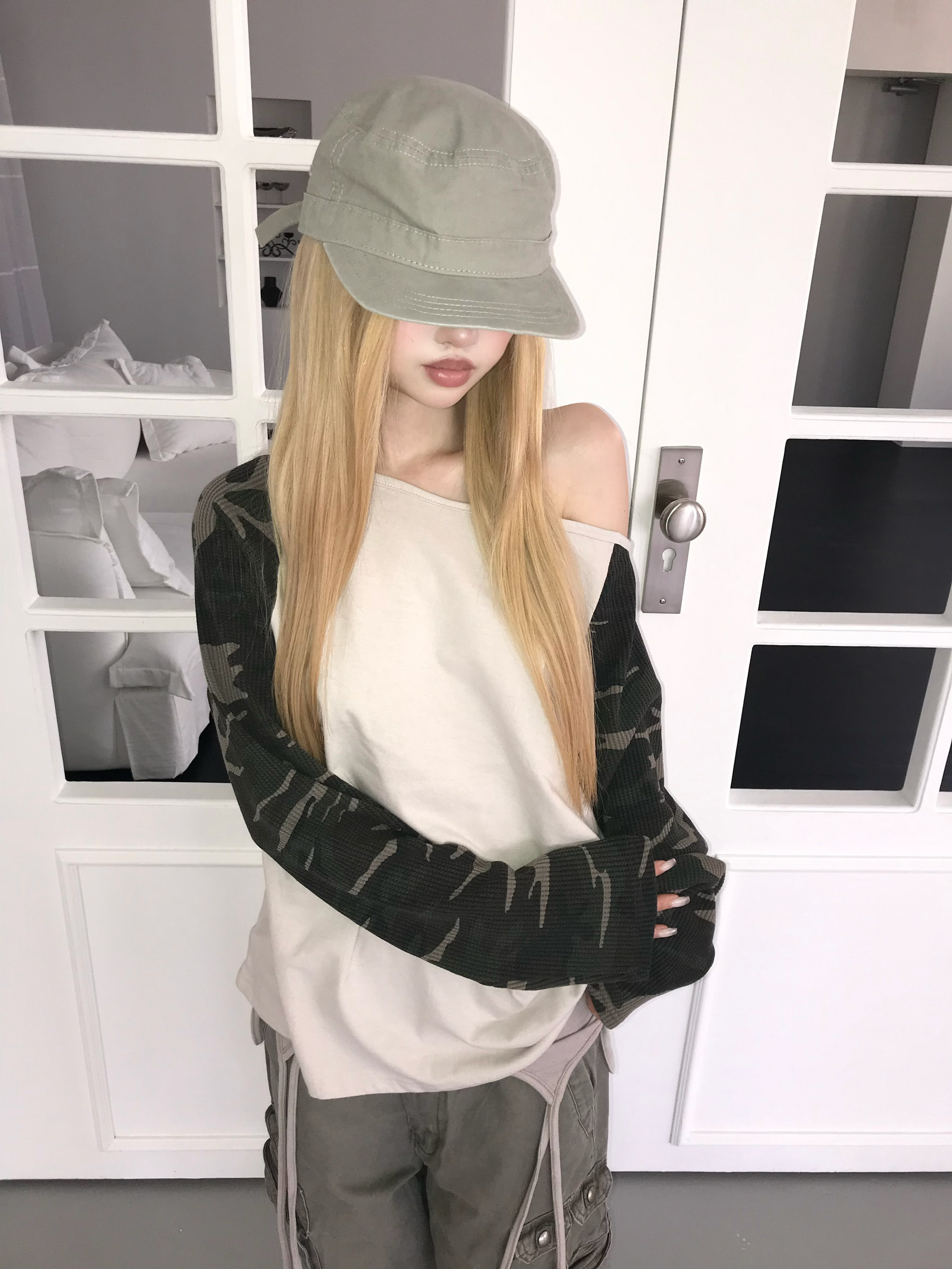 Camo Raglan Long Sleeve