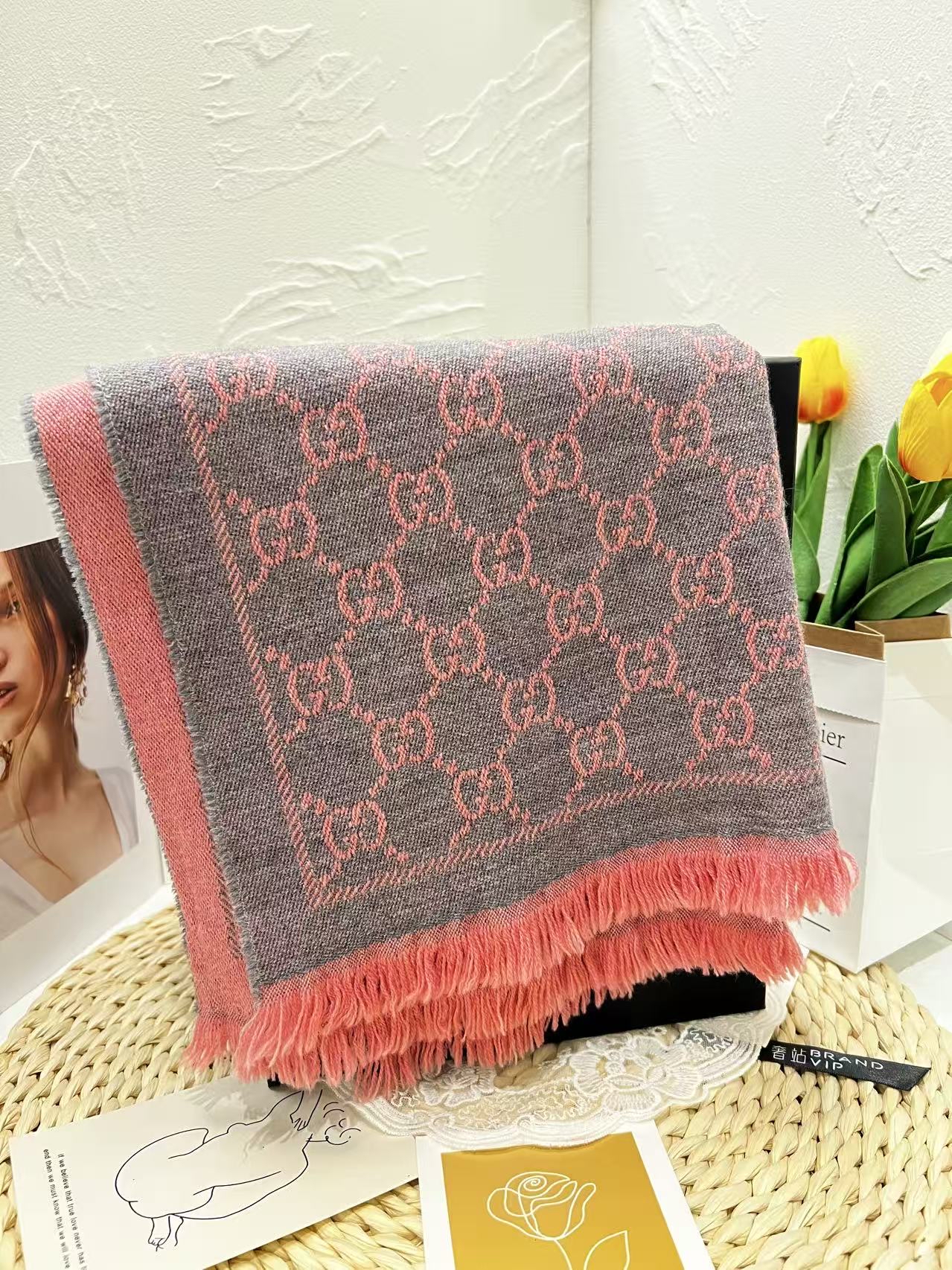 Gucci Reversible Wool Scarf