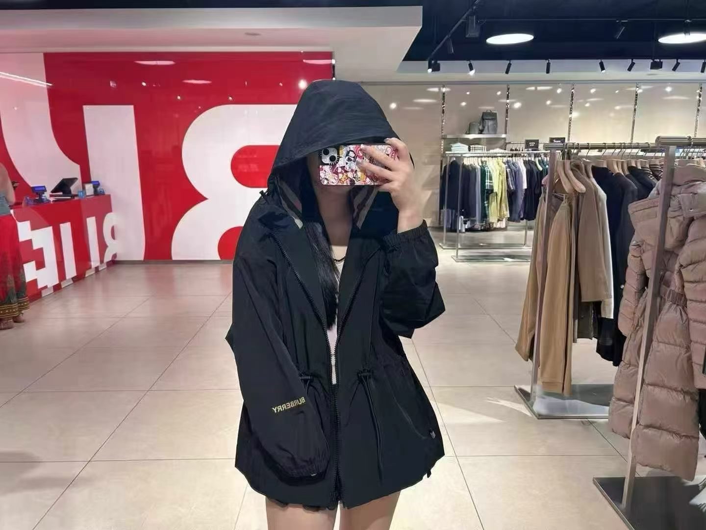 Burberry 黑色風褸