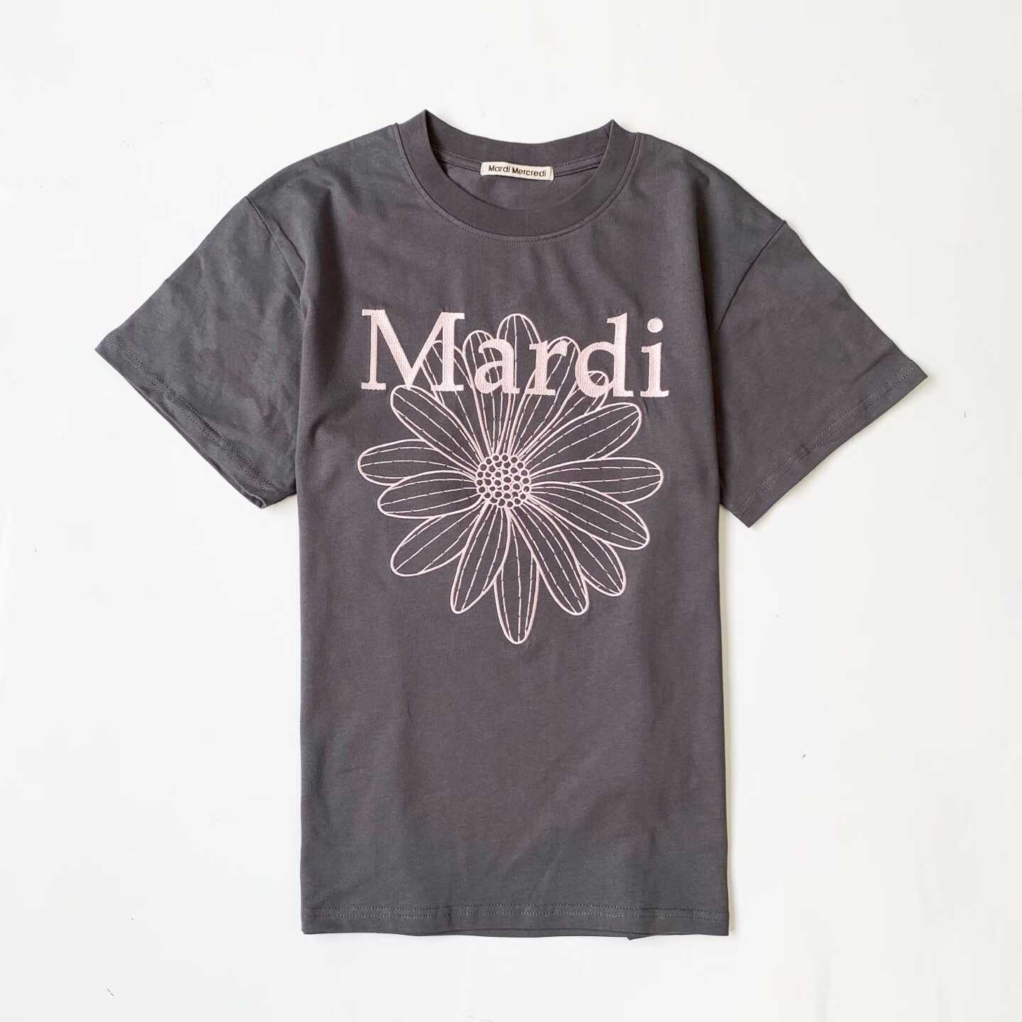 預訂 MARDI MERCREDI EMB FLOWERMARDI 短袖Tee [貨號26A380]