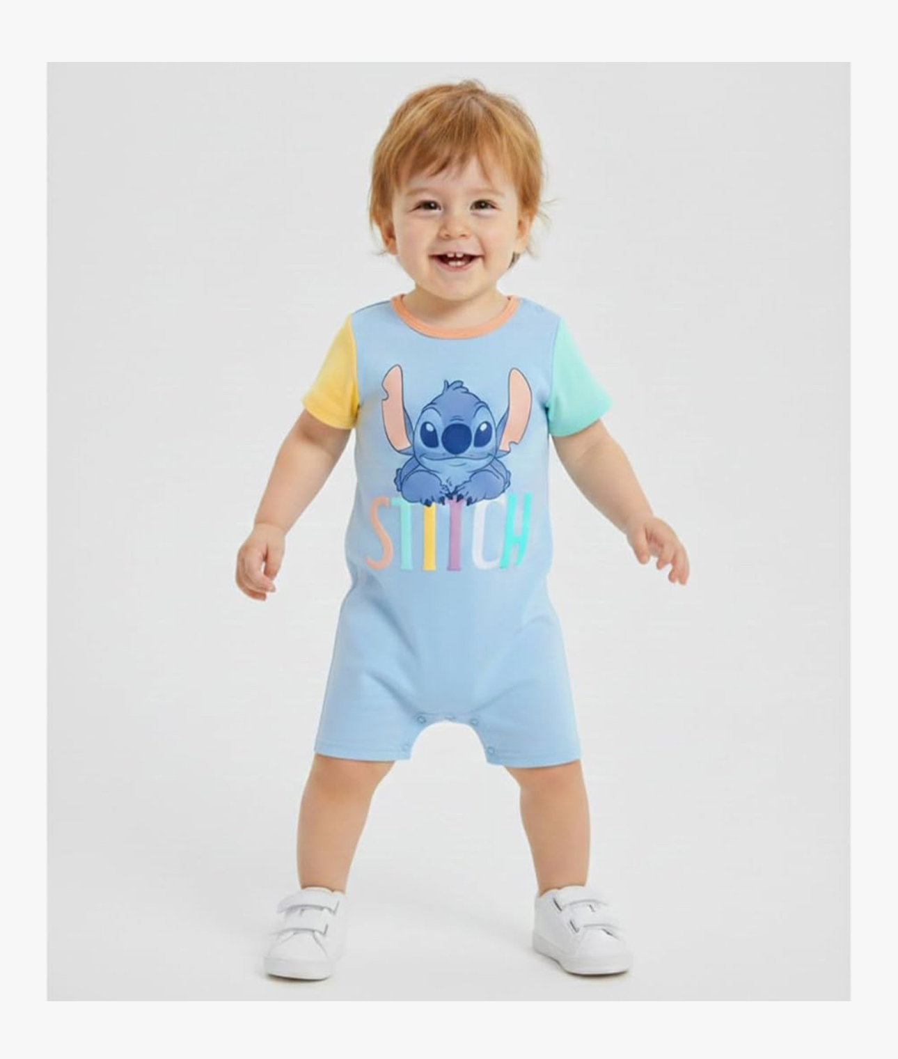 🇯🇵預訂 日本直送🇯🇵史迪仔印花短袖連身服兩件套