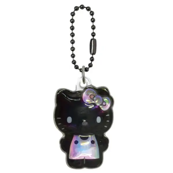 Sanrio 滴膠迷你掛件 Hello Kitty 黑色