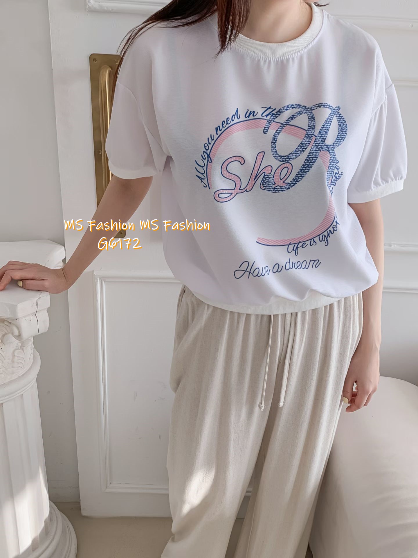 G6172 韓國🇰🇷靚print top