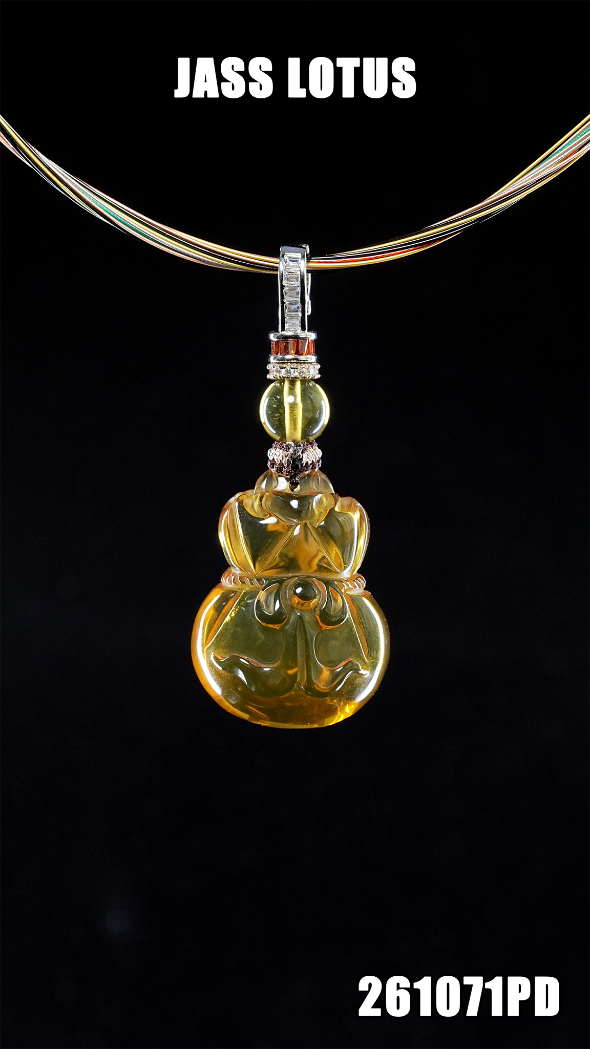 緬甸天然琥珀高藍珀錢袋吊墜