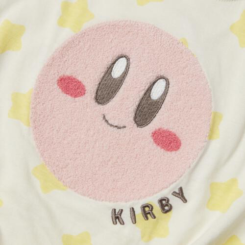 🇯🇵預訂 日本直送🇯🇵星之卡比毛毛刺繡貼花短袖包屁衣