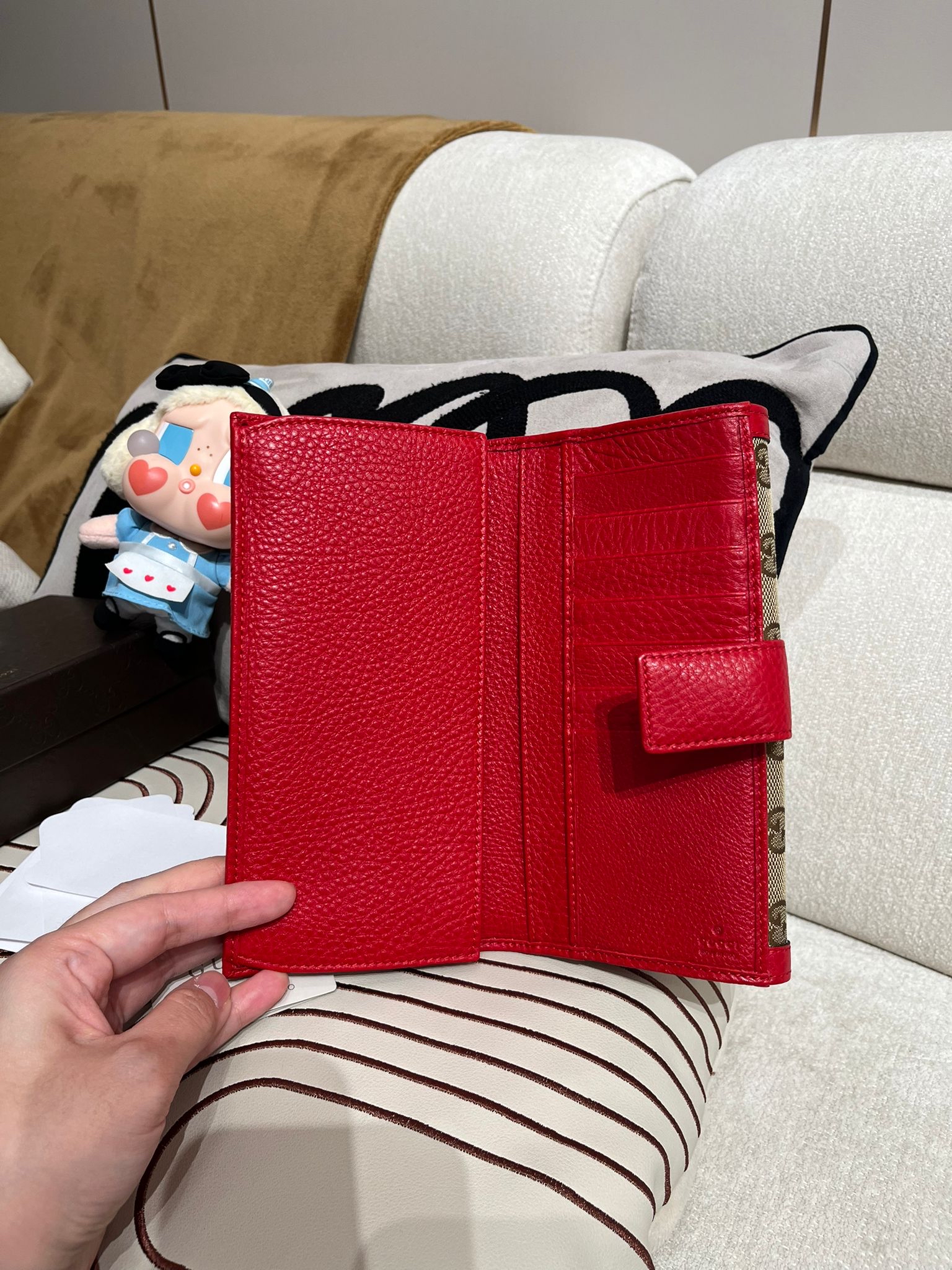 Gucci Long Wallet 100%Authentic, 98%New ✅Booklet✅Box