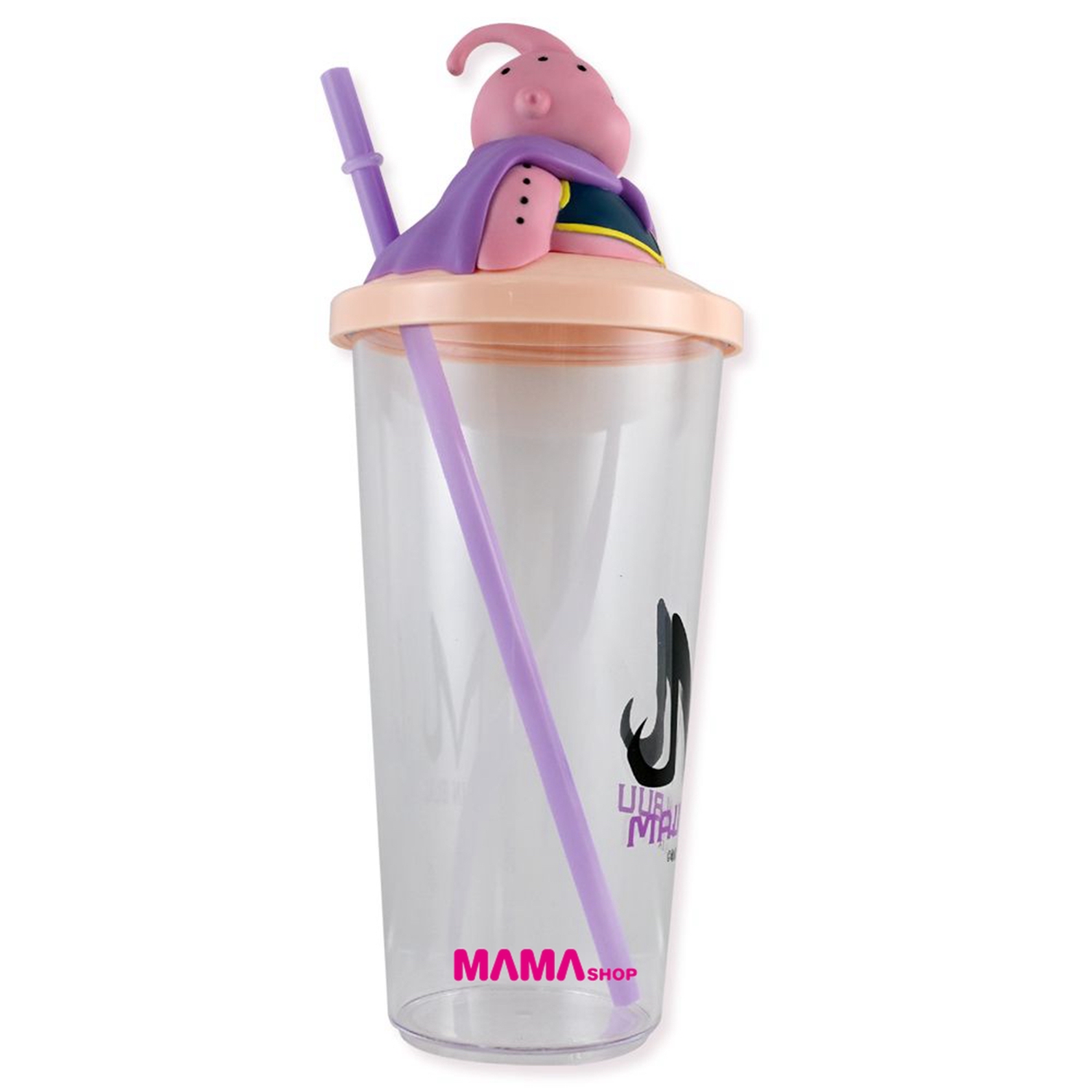 台灣直送龍珠Z  魔人布歐造型杯蓋冷水杯