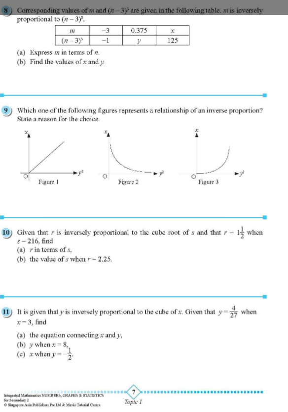 Secondary 2 Integrated Mathematics Numbers, Graphs & Statistics