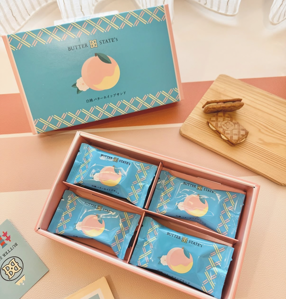 BUTTER STATE'S 🍑白桃奶油夾心餅