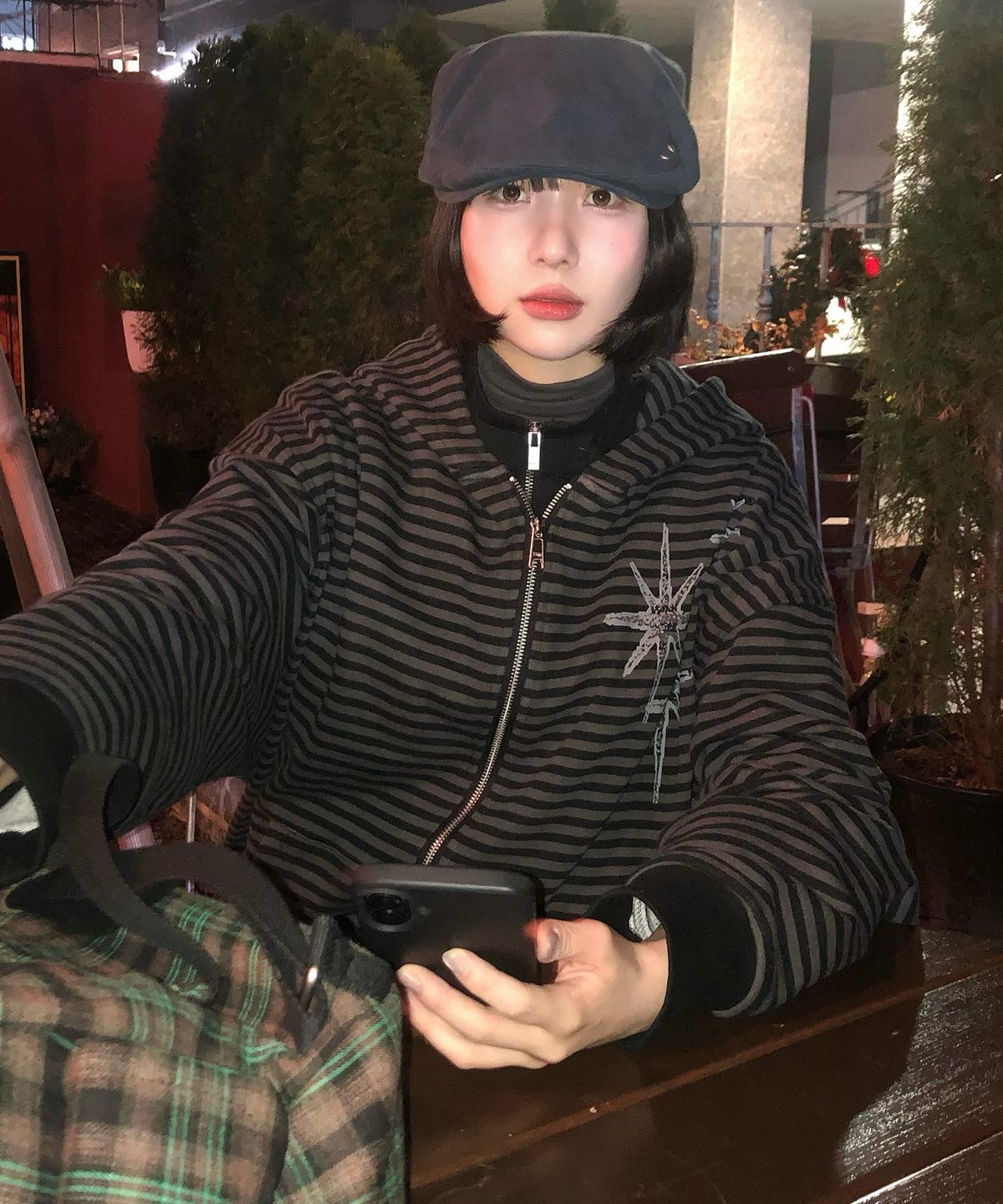 🇰🇷訂購｜UNTITLED｜Untitled Sterinaite Small Stripe Hooded Zip-Up 3色 