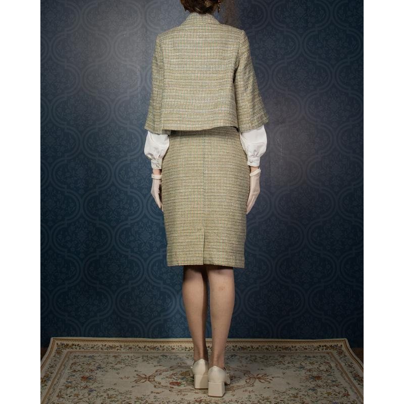 (SOLD OUT)The Teenybopper Twin Set - Knee Length skirt(FM144)