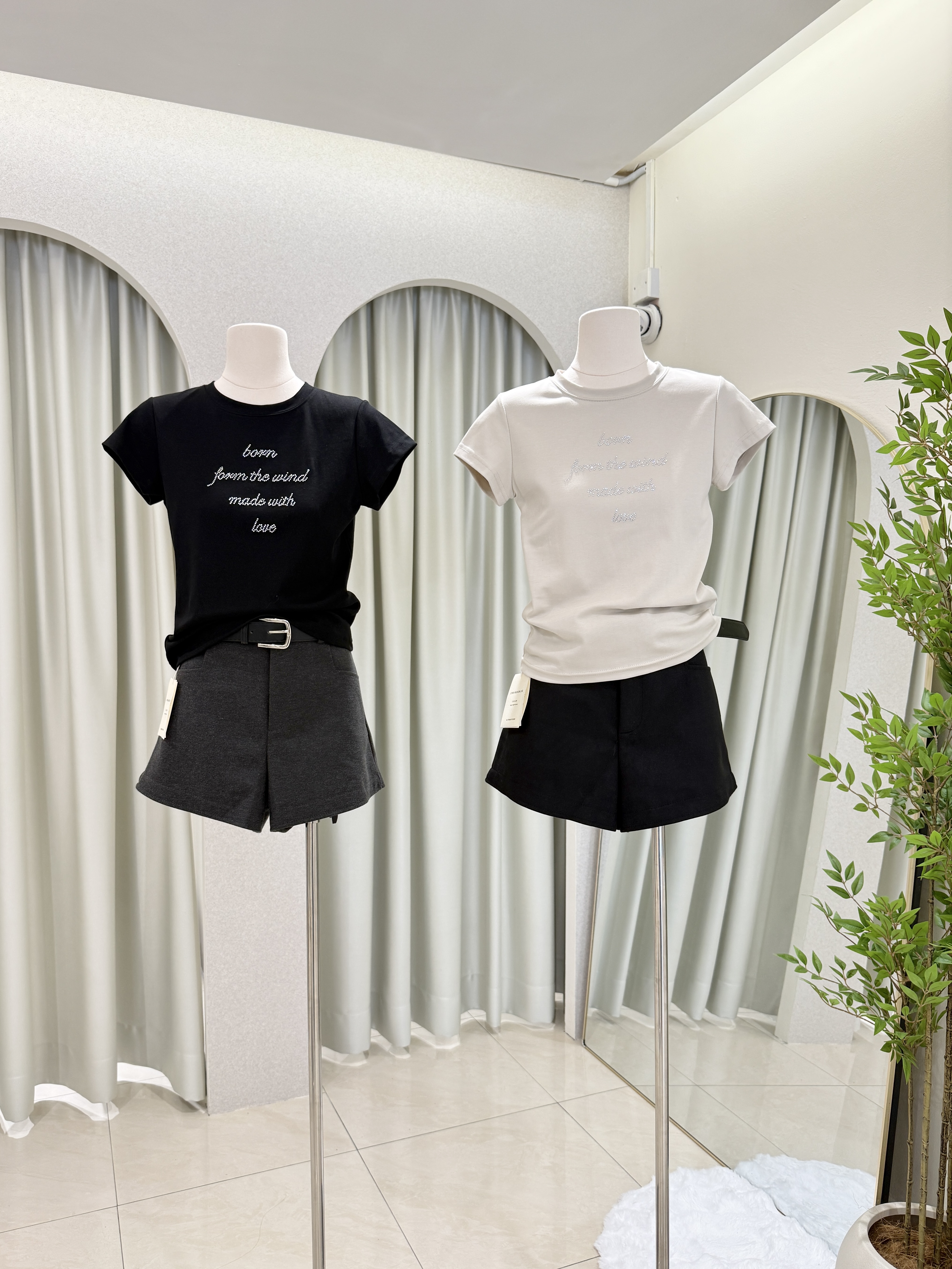 6956 时尚设计感字母短袖