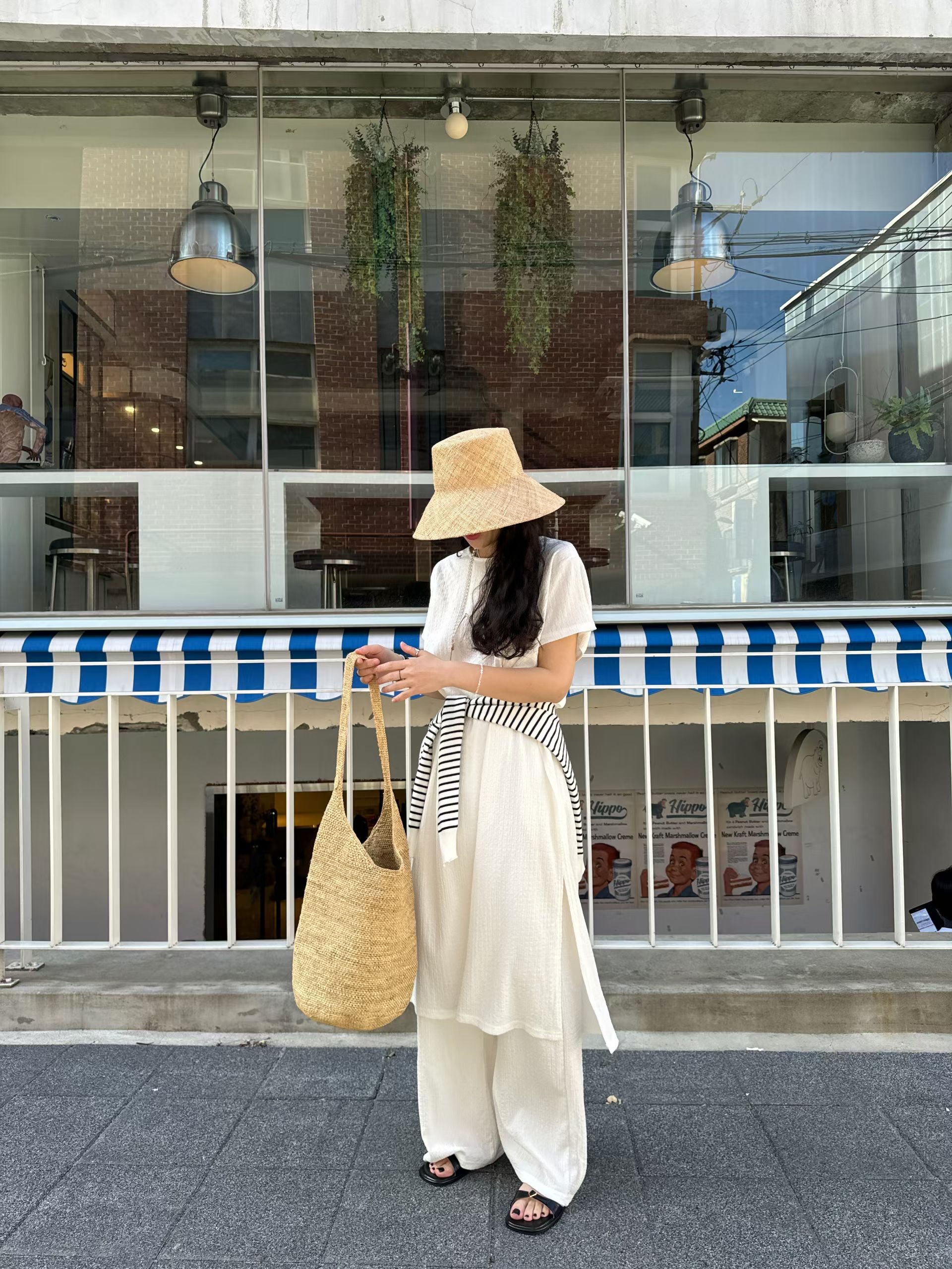 🇰🇷東大門女裝 | long T and pants