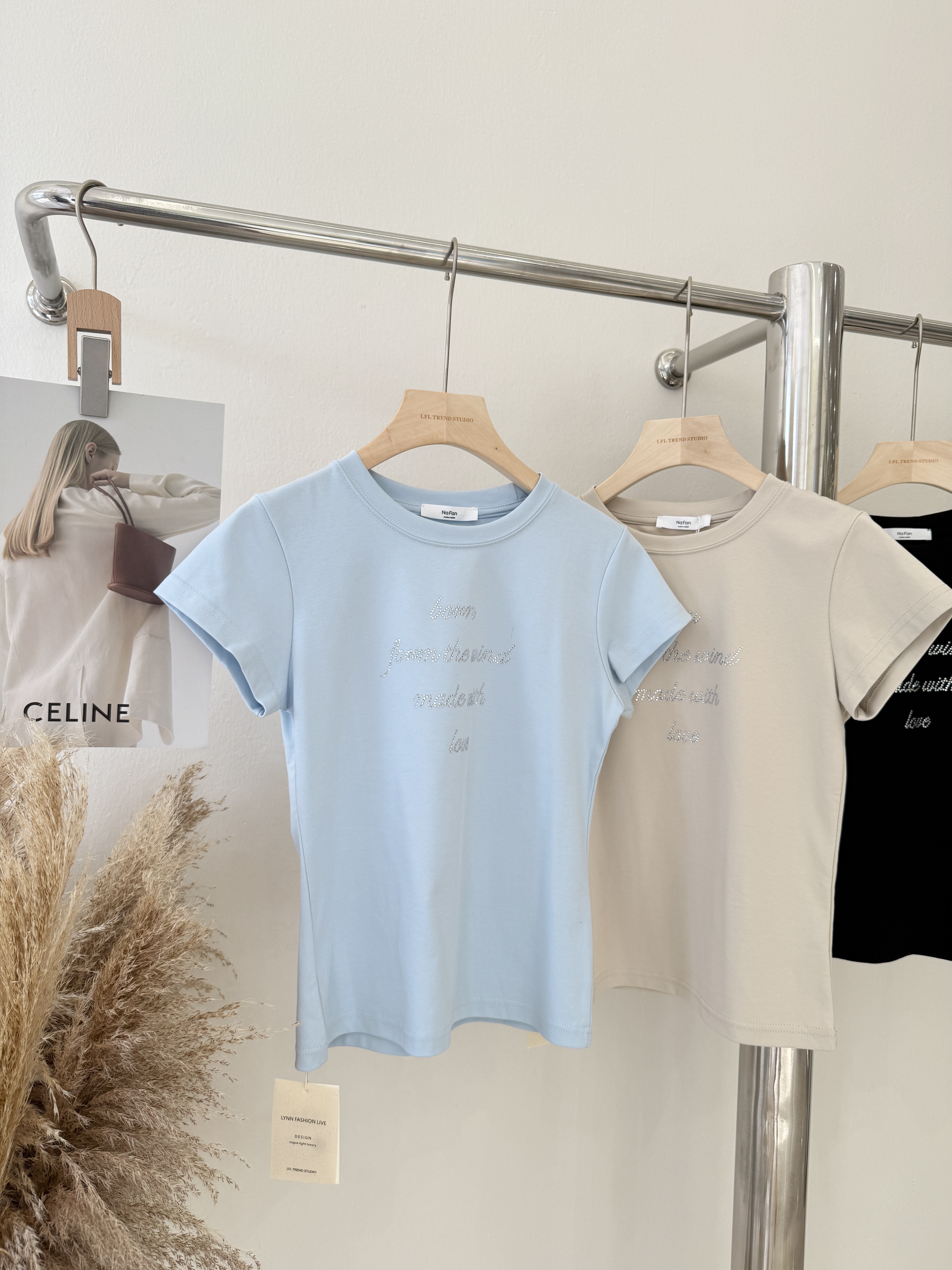 6956 时尚设计感字母短袖