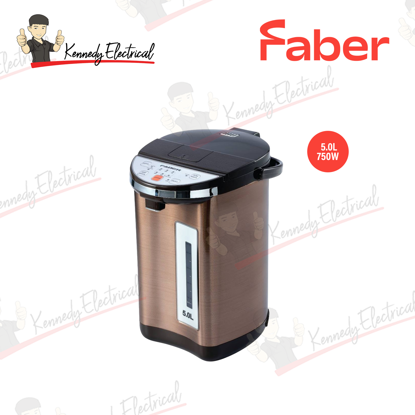 Faber 5.0L Smart Thermo Pot How Water Thermos Dispenser FTP ACQUA 50
