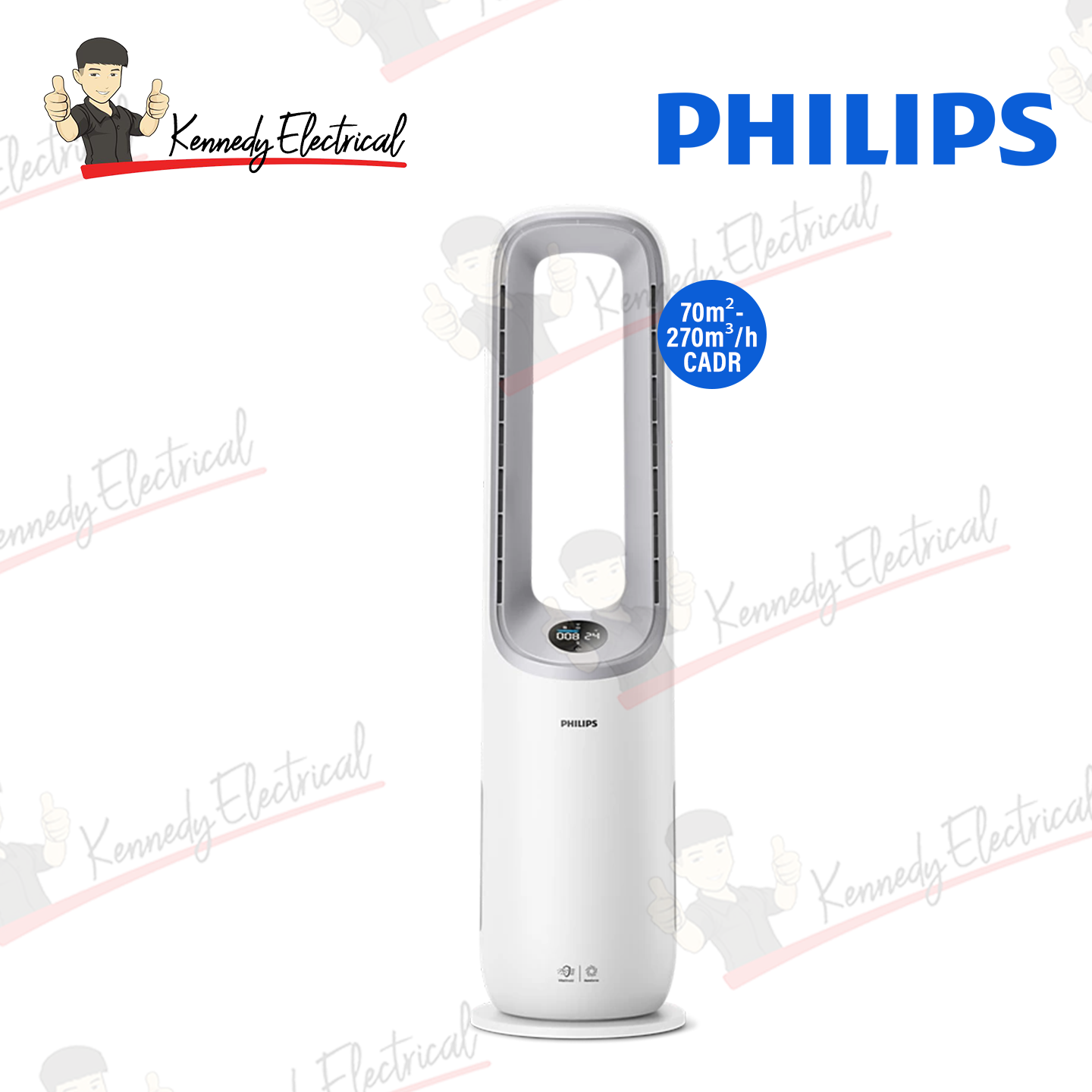 Philips Air Purifier (40W) Air Performer 7000 series 2-in-1 Air Purifier and Fan AMF765/30