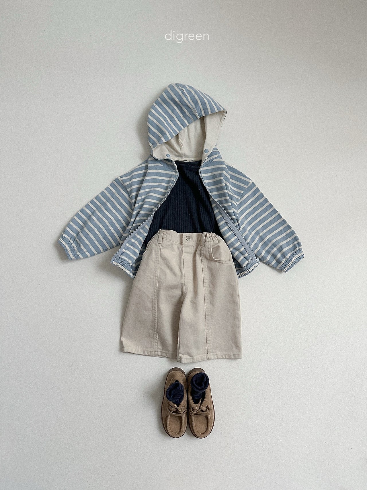 Digreen | candy hood zip-up 