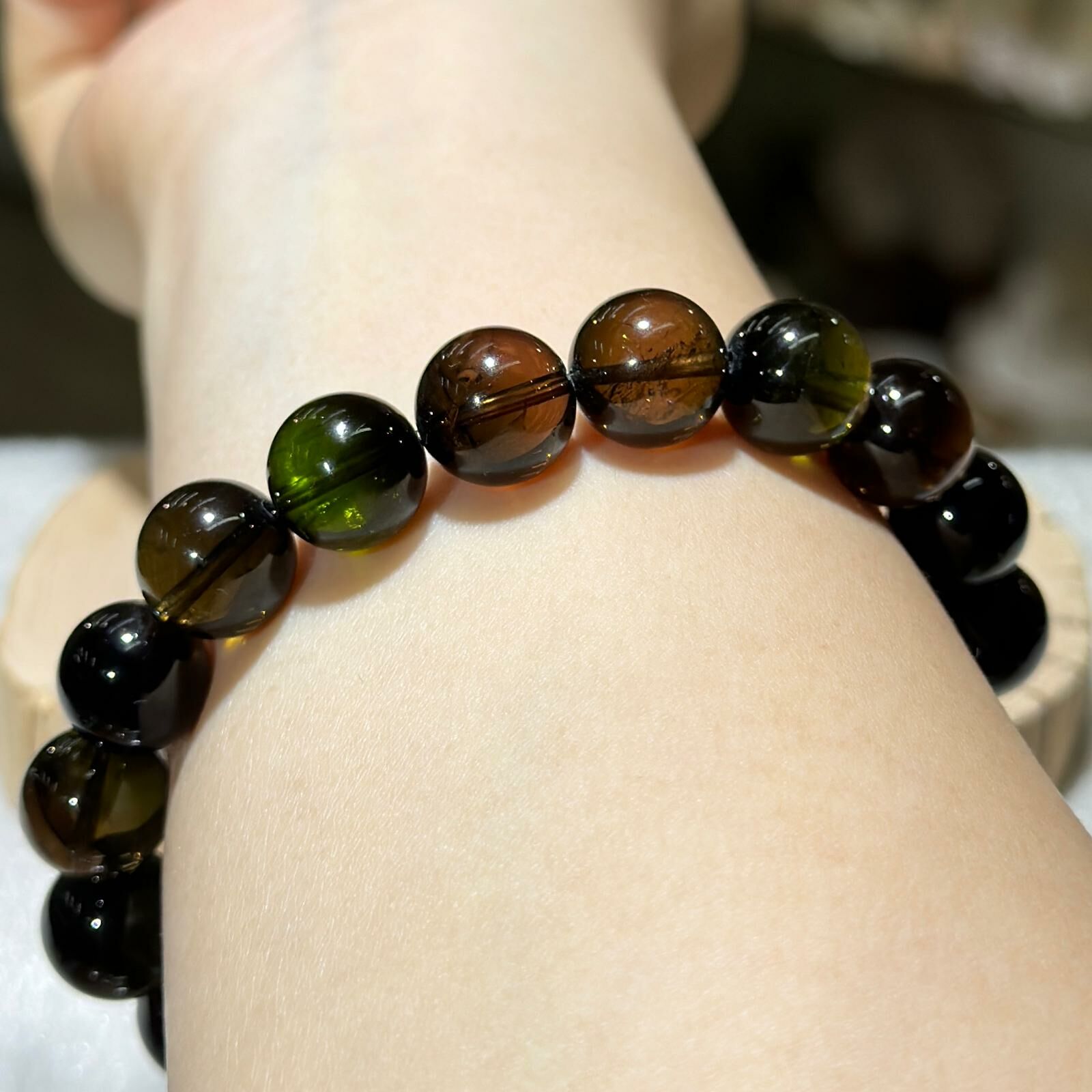 黑美人✨碧璽手串 11 mm +/-