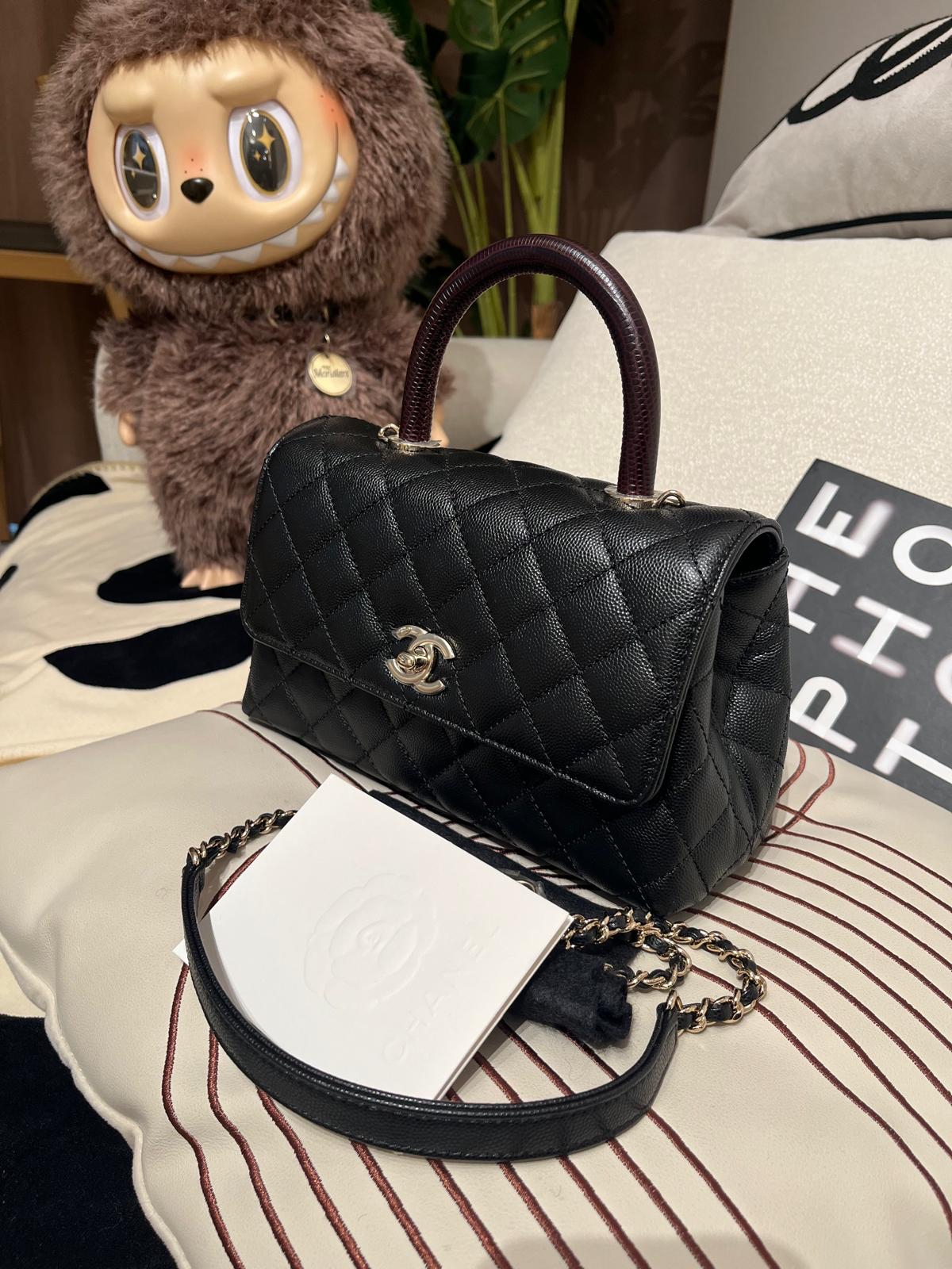 全新 Chanel coco handle small  100%Authentic,全新貨品 ✅ 2024收據✅晶片✅dust bag✅box