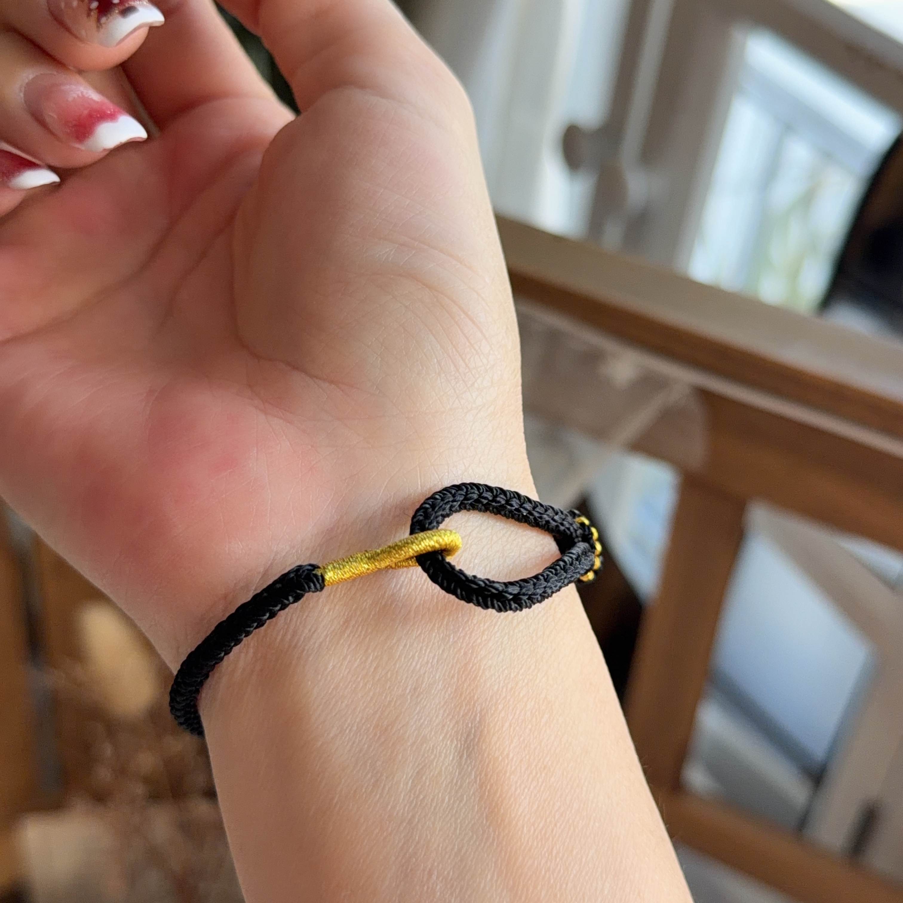 999硬金龍龜襯手绳