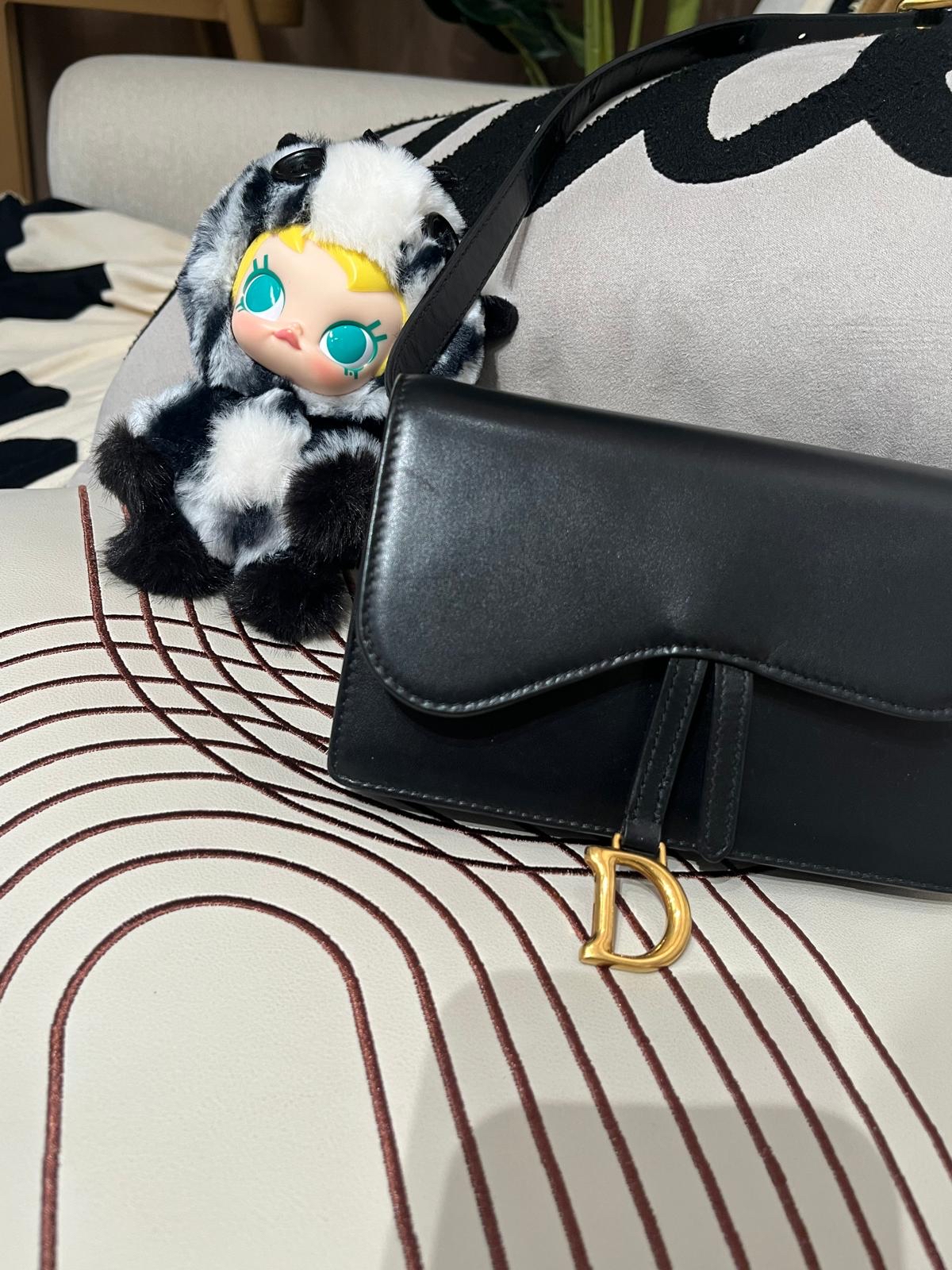 Dior Belt Bag 黑色金扣 100%Authentic, 93%New 