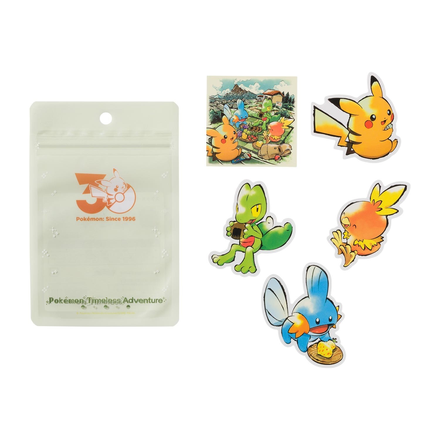 🌸 【預訂】Pokémon Timeless Adventure-Sticker Set