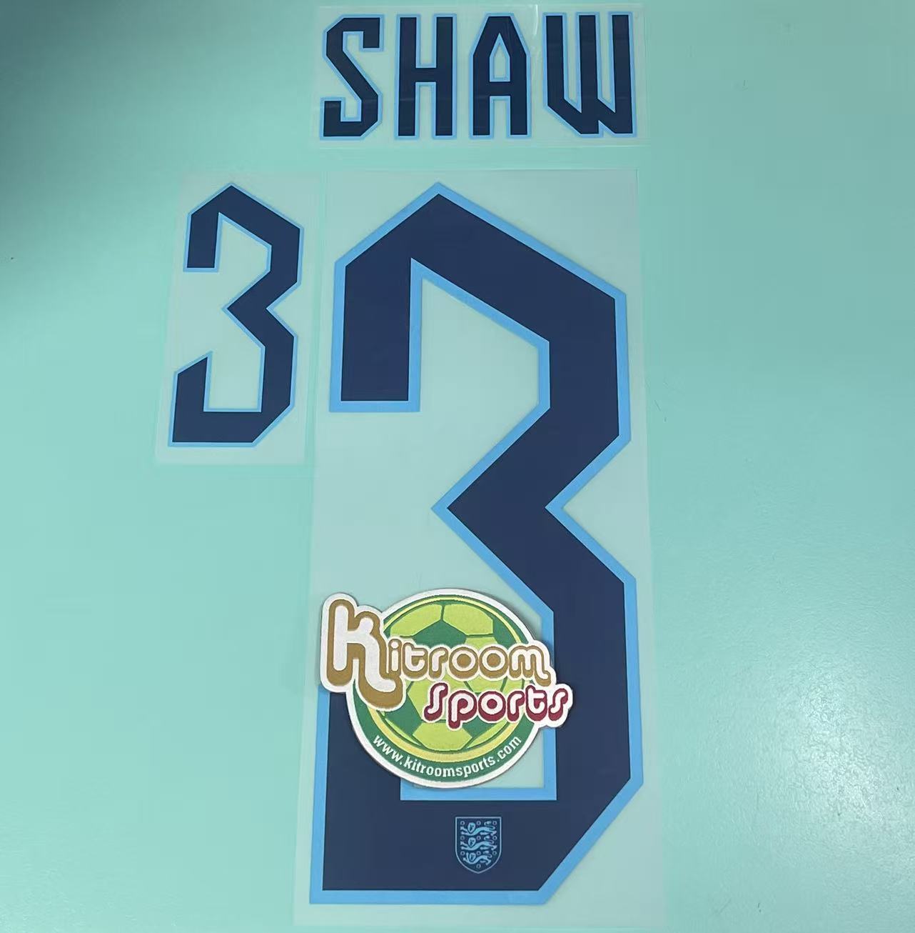2022  England Home Nameset #3 SHAW