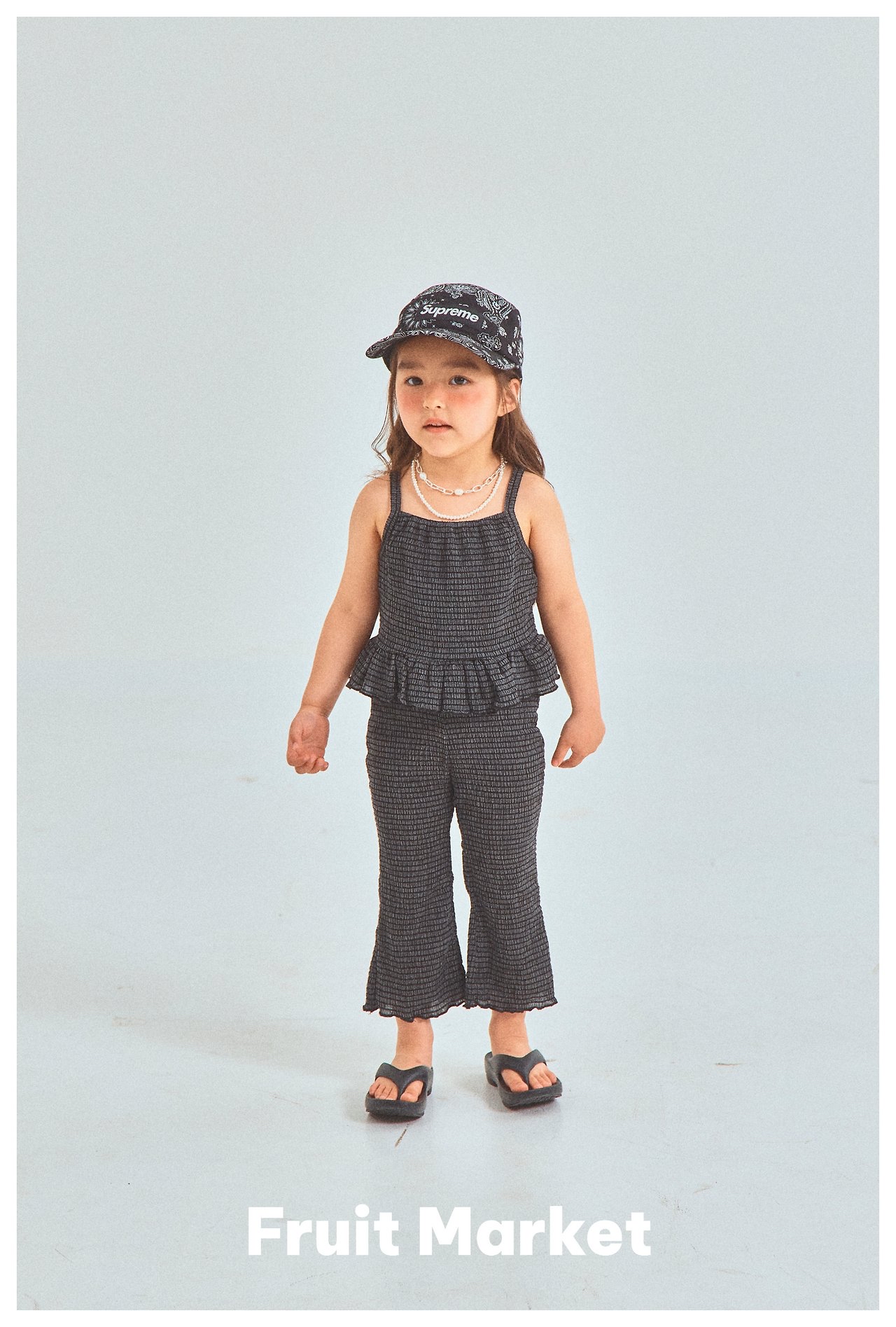 Fruit | sleeveless set ( Black M100-110)