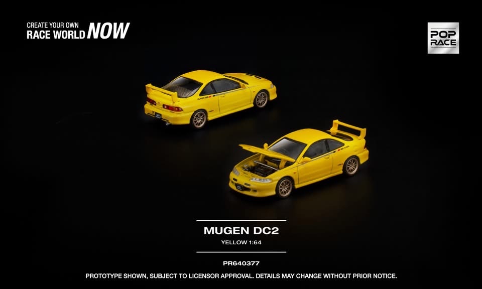 （預訂 Pre Order) Poprace ( PR640377 ) MUGEN DC2 YELLOW
