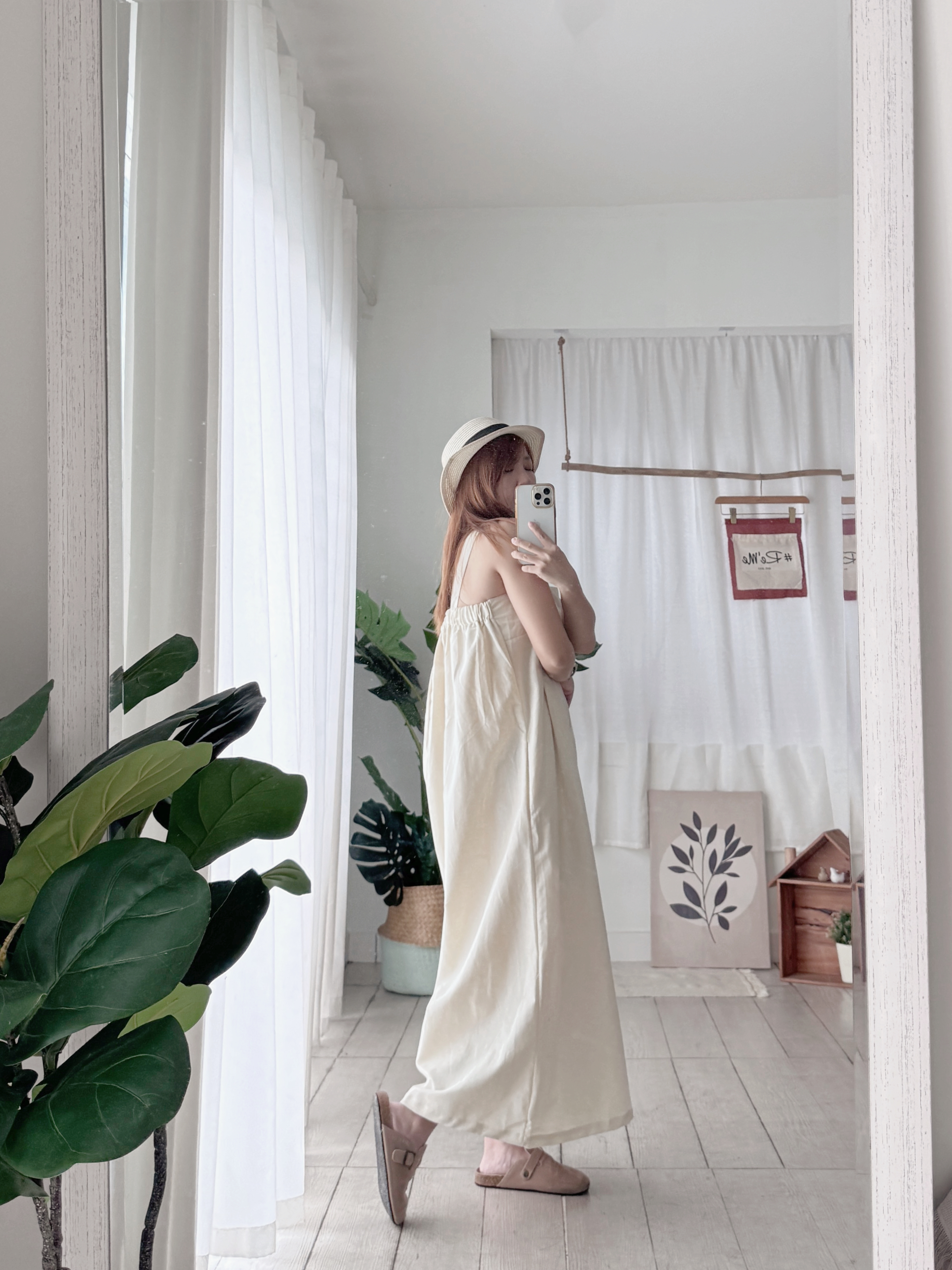 日系阔腿松弛感连身裤