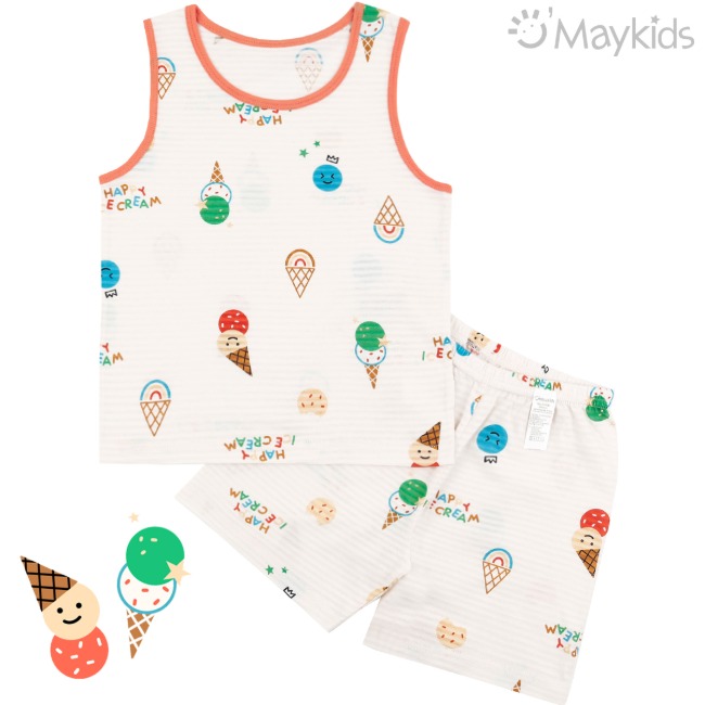 Maykids 無袖家居服 (雪糕糖)