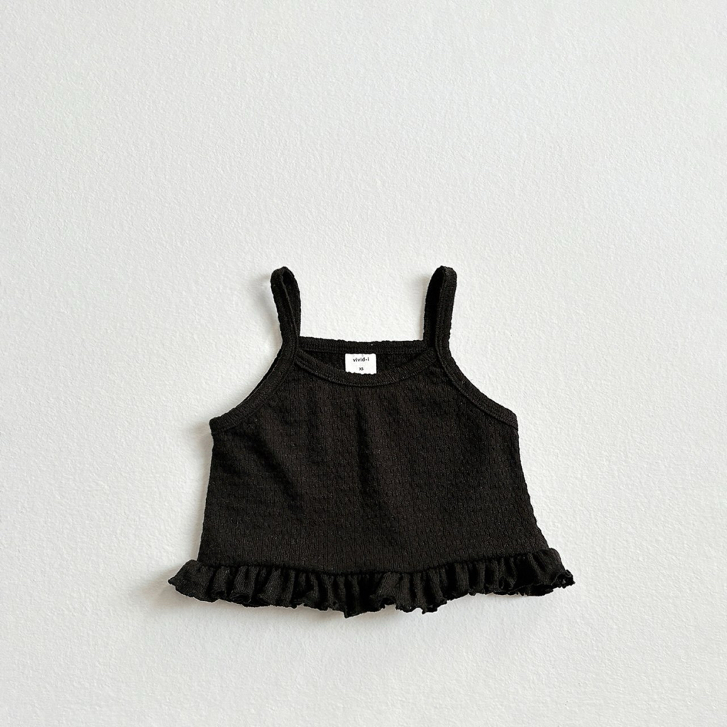 🌸預訂 韓國直送🌸🇰🇷VIVIDI四色荷葉邊針織吊帶胸衣