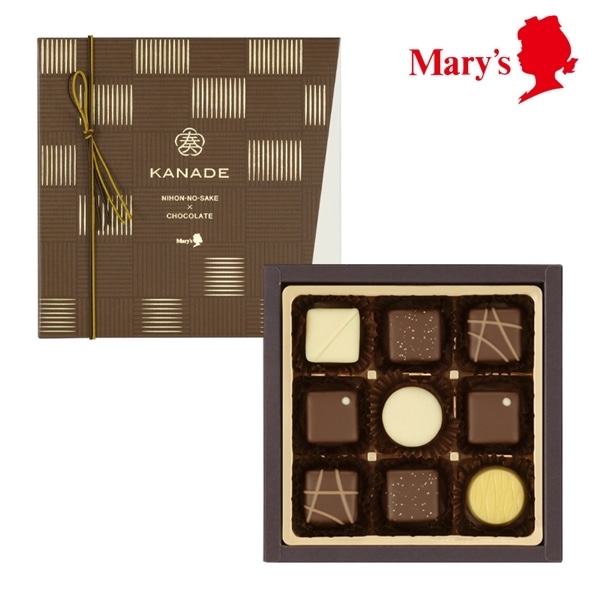 日本 Mary’s 奏-KANADE-系列日本酒朱古力禮盒9件