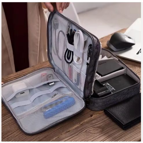 Travel digital Portable Cover Pouch Case Casing Multifunction Charger Storage Handle Waterproof  USB Storage Bag