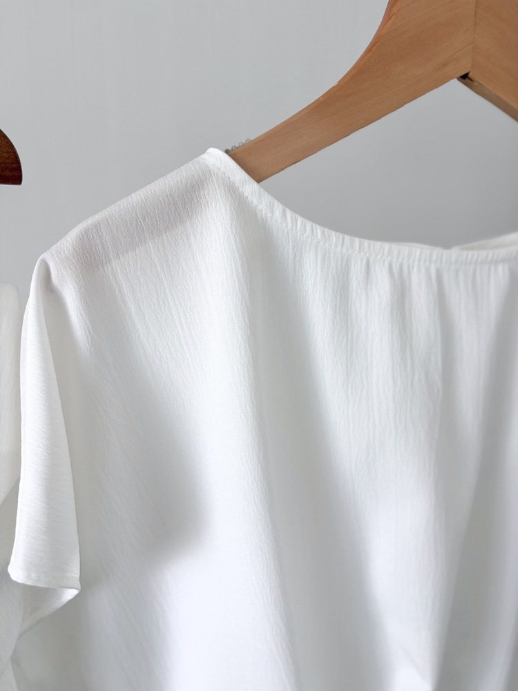 Lyra Ruched Set (White)