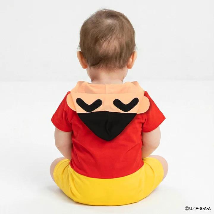 蠟筆小新嬰兒連帽衣 超動感超人2款可選 70-80cm