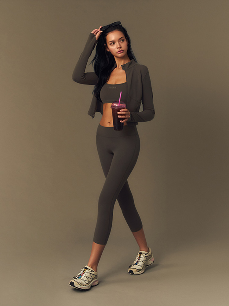 【低腰美型8分Leggings】預購_高強支撐Compression Low-rise Cropped Leggings by Grandeline