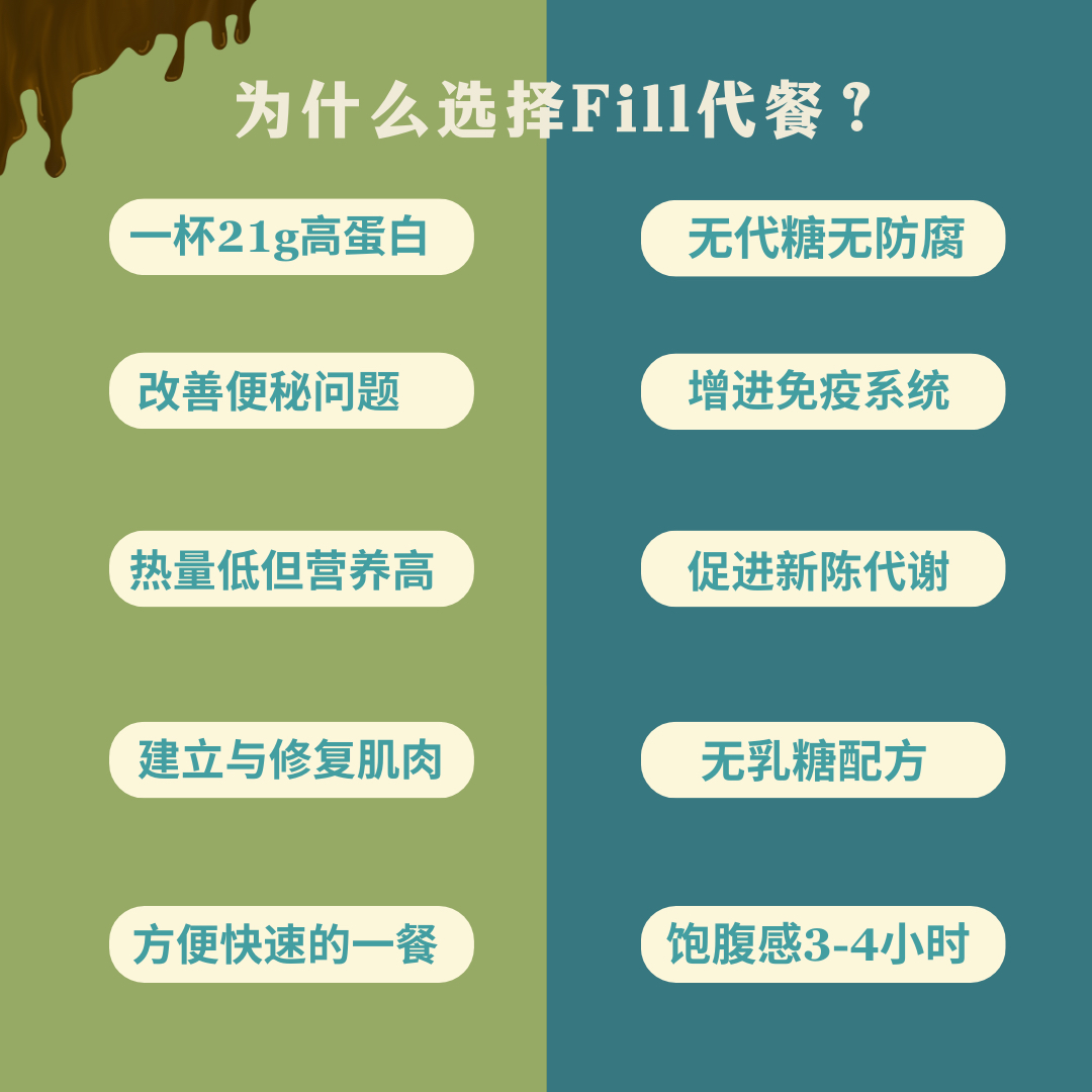 Fill 代餐🍫🍵限时预购优惠价
