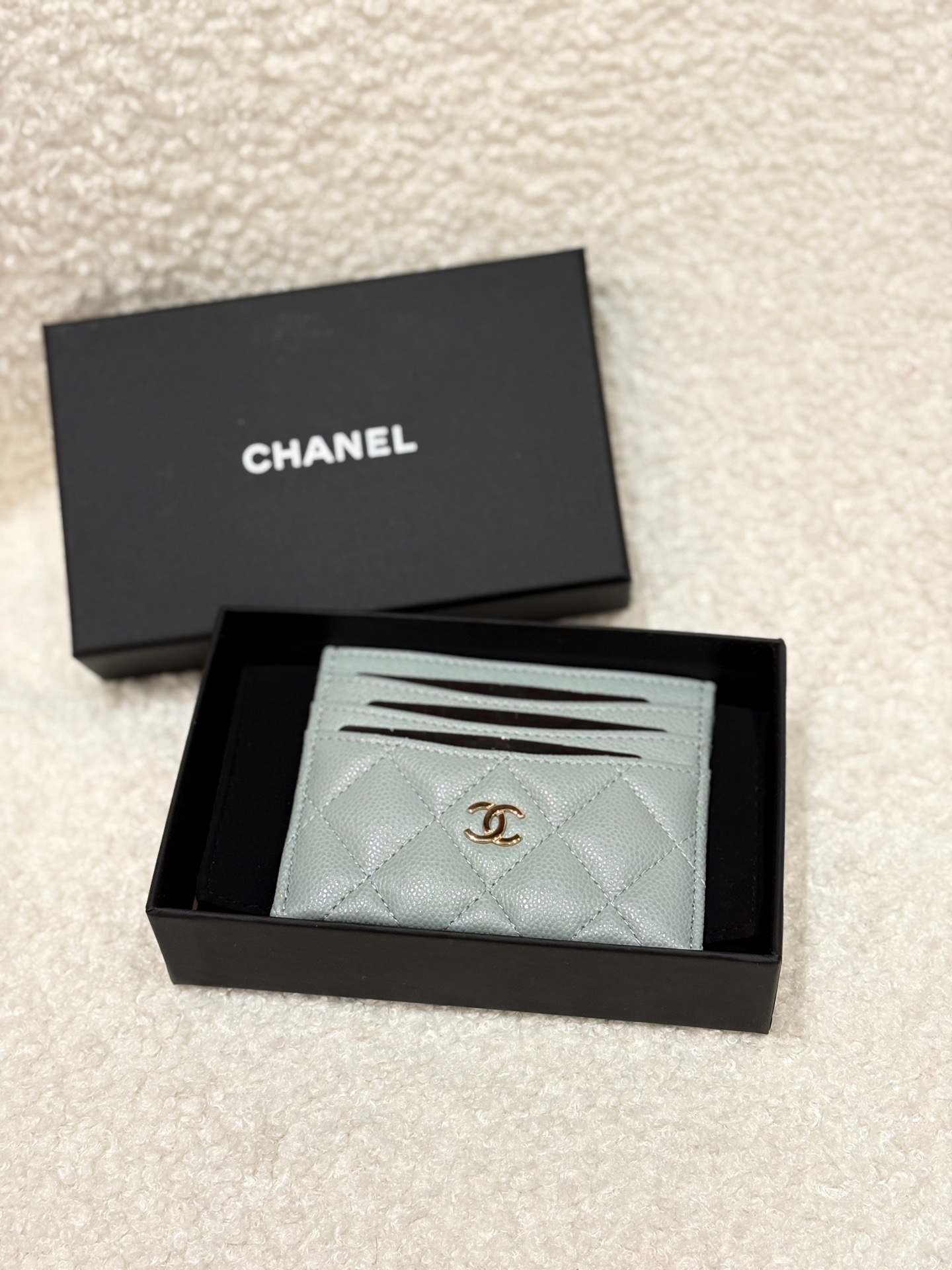 【預訂貨品】 全新⭐️ 芯片款 CHANEL小牛皮卡包