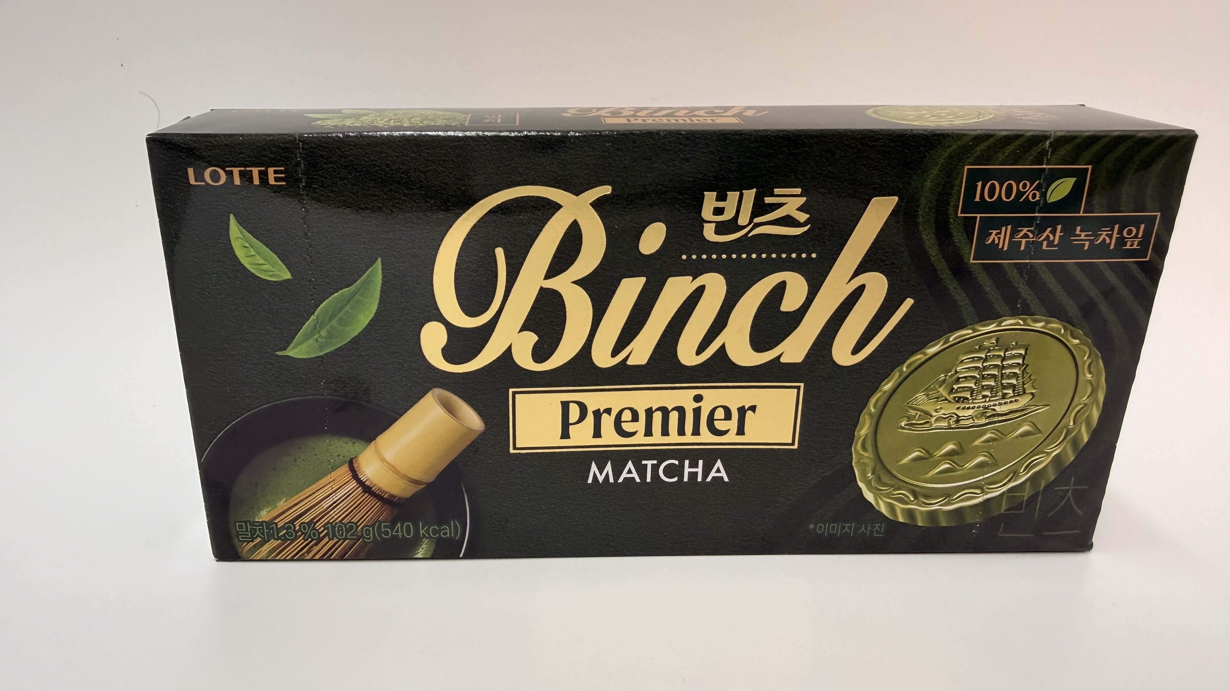 樂天 Binch Premier 綠茶味餅乾