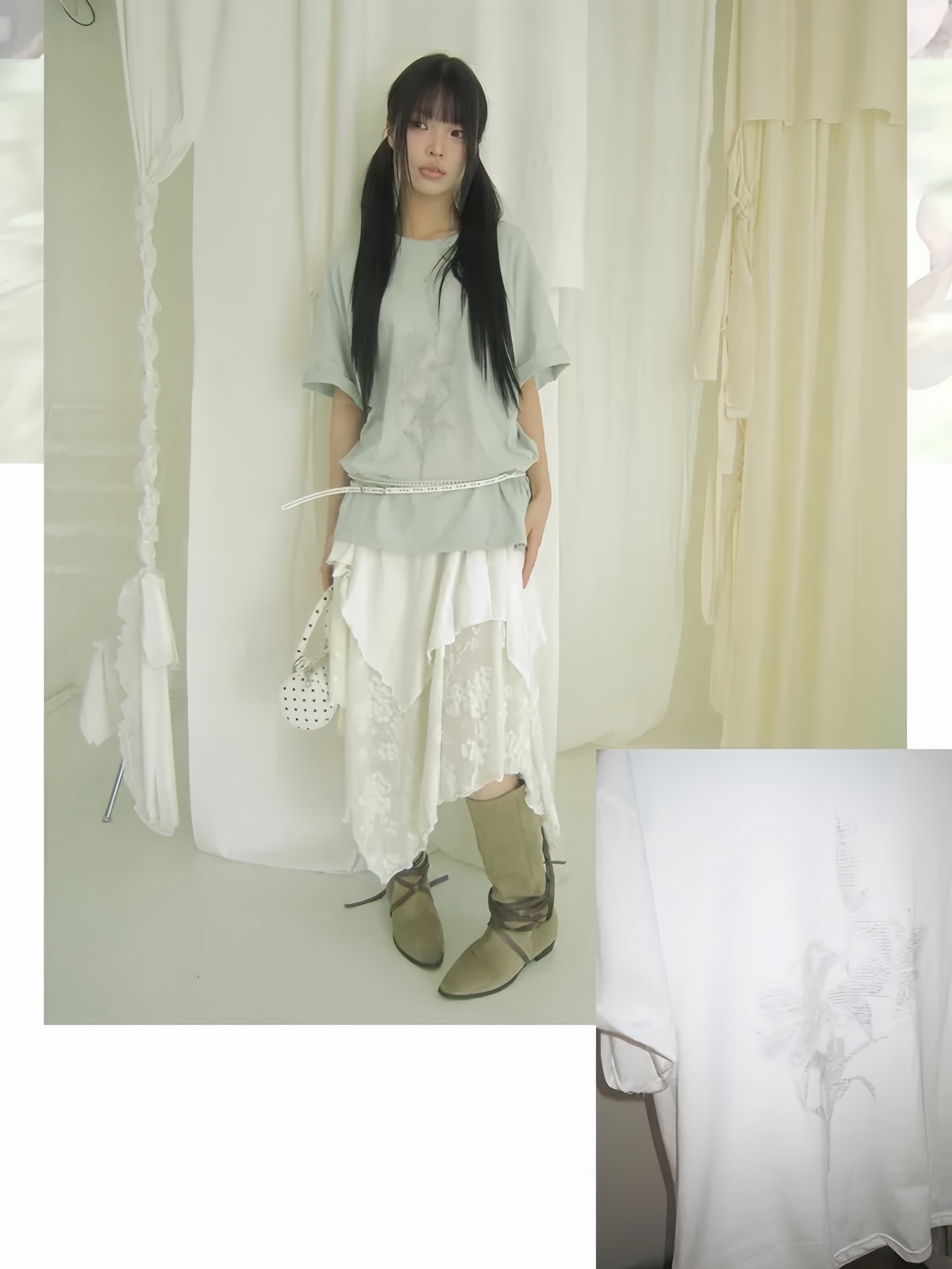 Cyber Flora Oversized Tee
