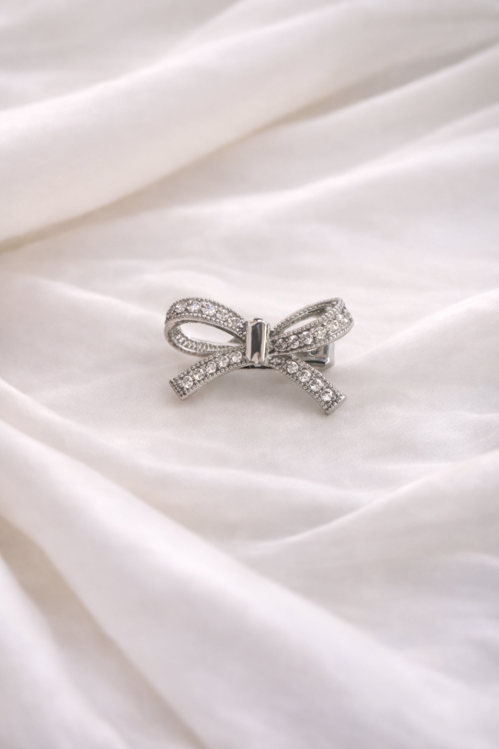 Swarovski Glittering Ribbon Brooch