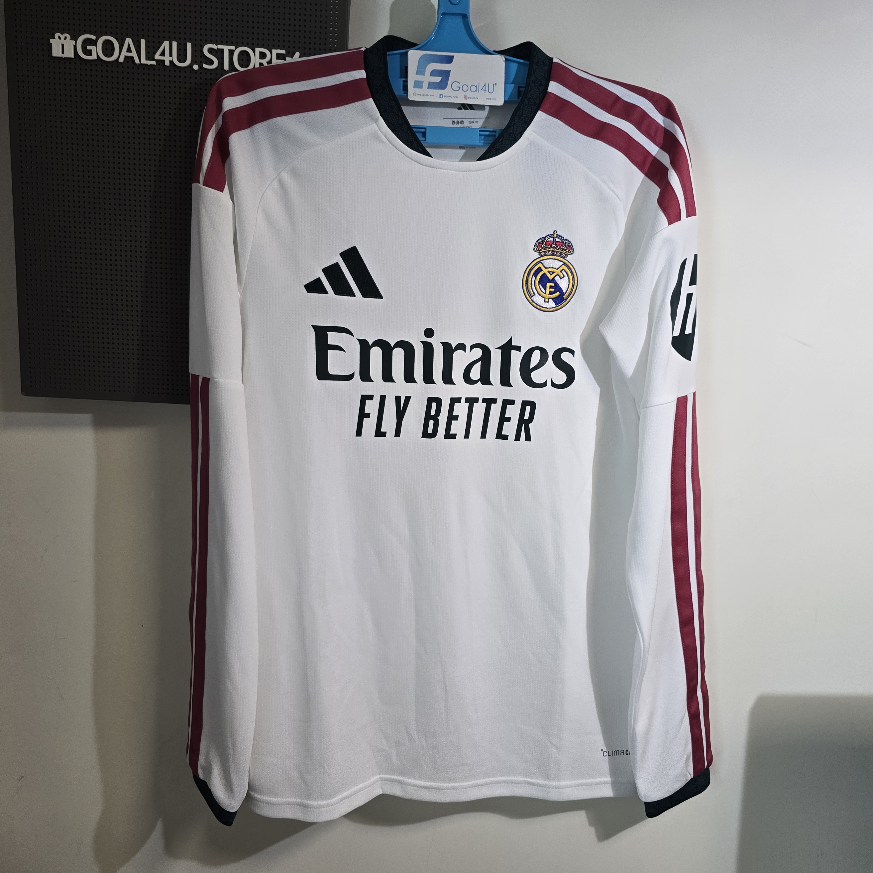 👑💎好比皇冠上鑽石與珍珠 Adidas Real Madrid 皇家馬德里 2026-27 主場長袖球迷版球衣 (可加印字章) KC3952